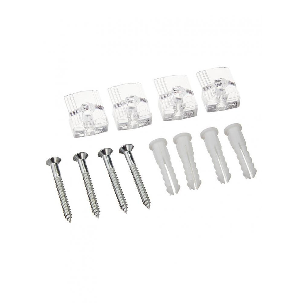 Ook 4 قطع حامل مرايا بلاستيكي مقاس 14 بوصة - 1