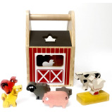 Toy BeginAgain Barnyarn shape sorter - 2 miniature