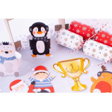 RSW 6 Game Festive Football 9 inch Crackers - 3 miniature