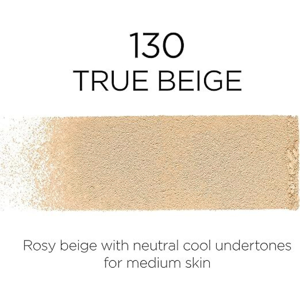 L'Oreal Paris Makeup Infallible Fresh Wear Foundation in a Powder, Up to 24H Wear, True Beige, 0.31 oz. - 2