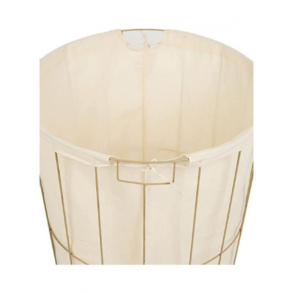 Homesmiths Iron Frame Hamper With Liner Dia 50 x H62cm - 2