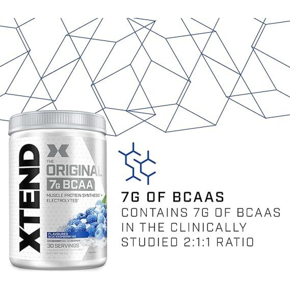 Xtend Original  Univeristy Studied Formulation  Superb Flavour With Zero Sugar And 7g Of Bcaa's  Supports Muscle Repair- Recovery And Hydrataion  405g - 6