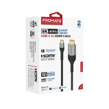 كابل PROMATE MEDIACORD-8K 8K CRYSTALCLARITY™ usb-c إلى Hdmi® - 4 miniature