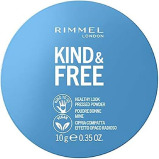 Rimmel London Kind + Free Natural Finish Компактная ПУДРА, Прозрачная 001, 10 г - 1 miniature