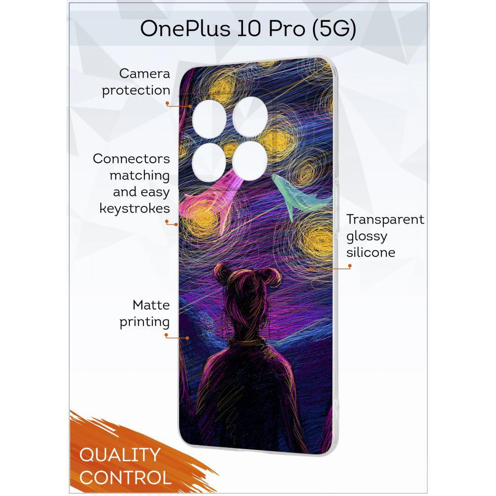 Защитный Чехол Для oneplus 10 PRO (5G) SPACE Girl - 2