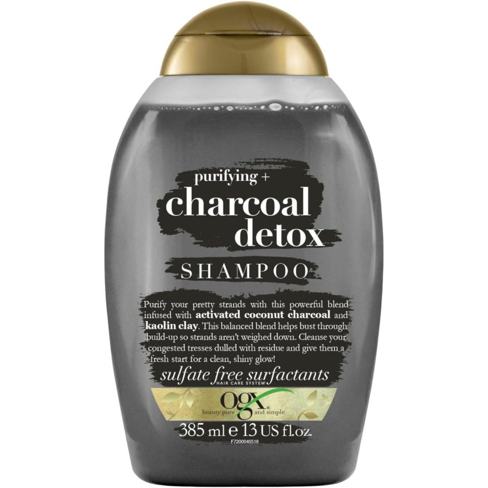 Ogx Purifying+ Charcoal Detox Shampoo, 385 ml - 1