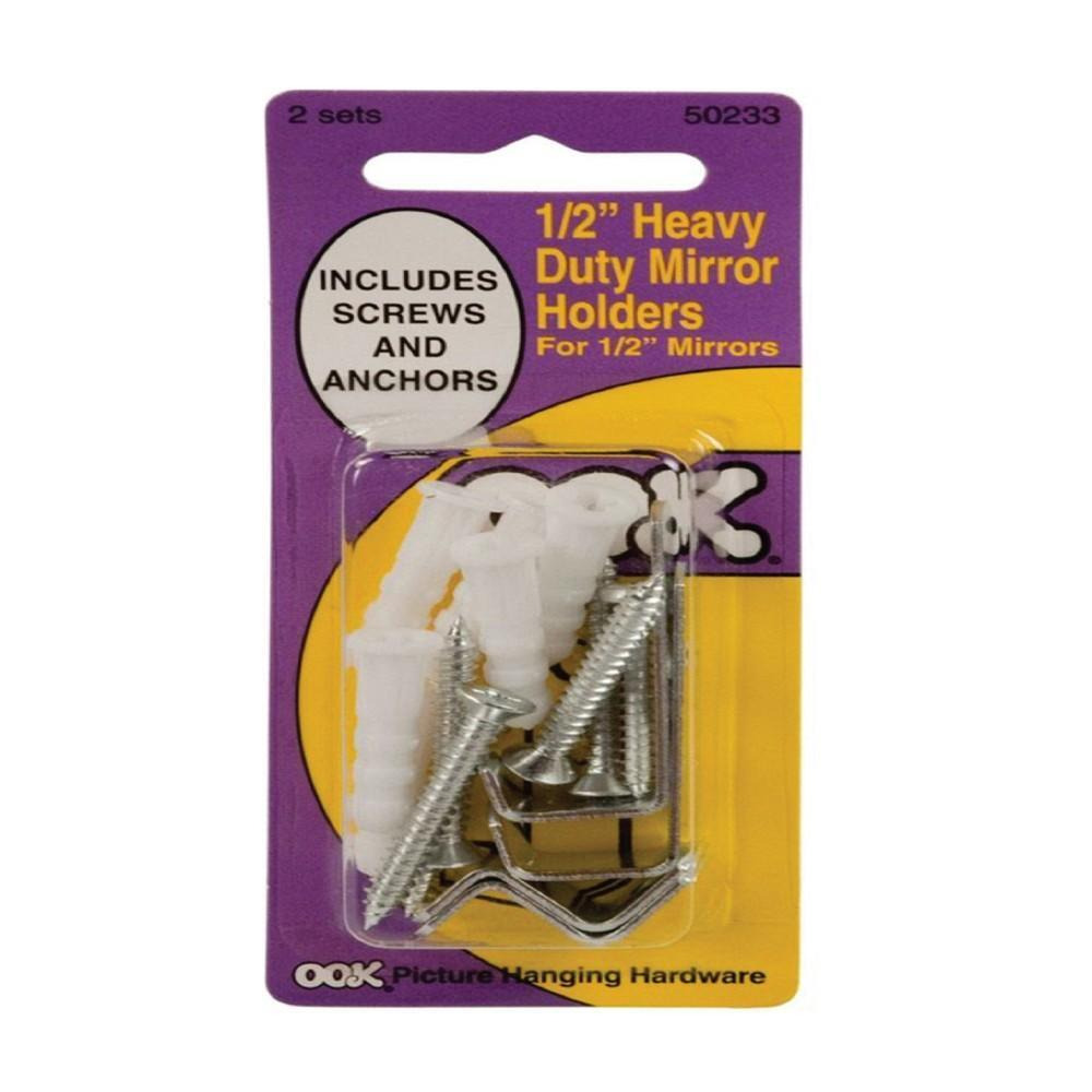 Ook قطعتين مشبك مرآة عالي الدقة مقاس 12 بوصة - 1