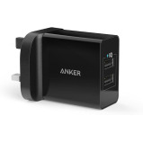 ANKER, USB-ЗАРЯДНОЕ Устройство 4,8 А/24 Вт, 2 порта, черный - 1 miniature