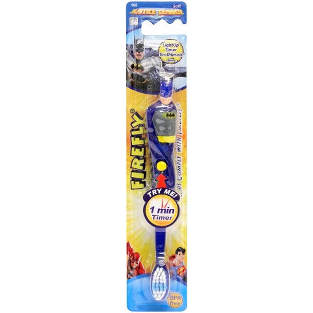 Firefly Flashing Toothbrush, Batman, 1 Minute Timer - 1