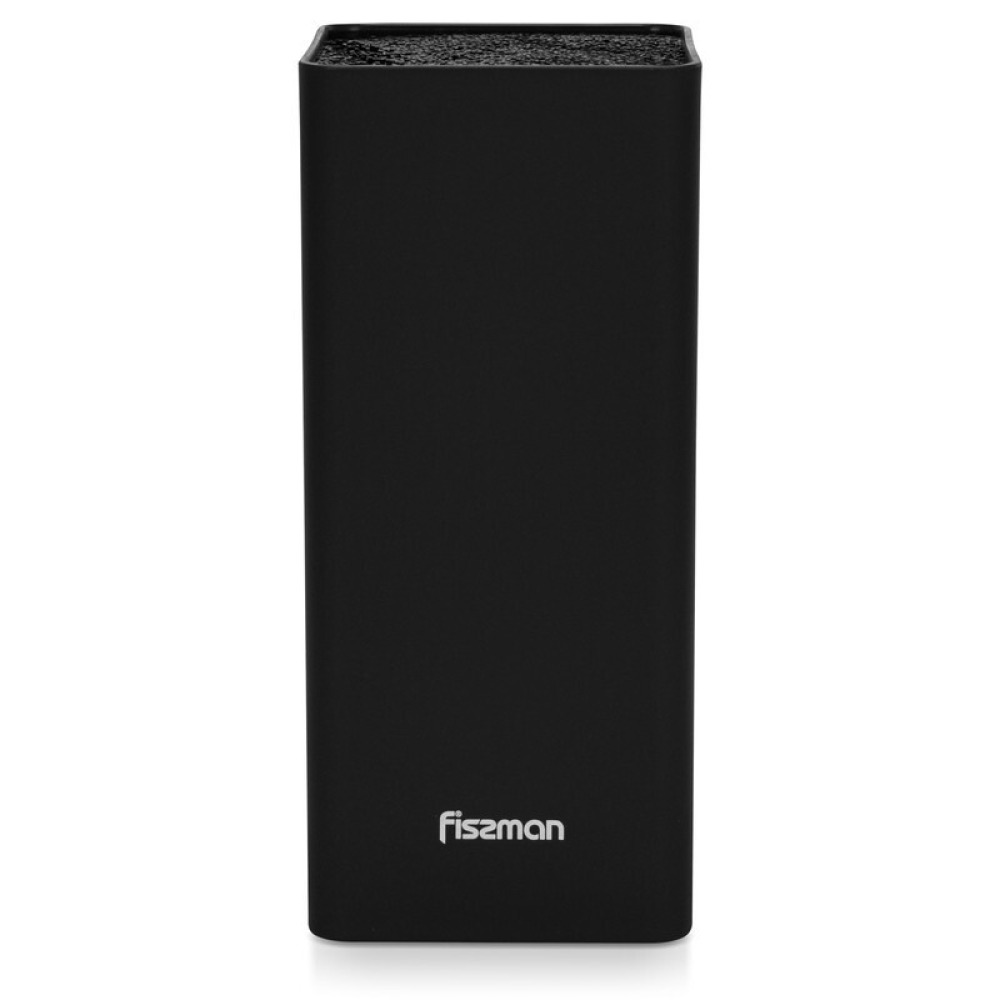 Fissman Kitchen Knife Organizer 10x10x22cm, Square Shaped, Black (Plastic) - 2