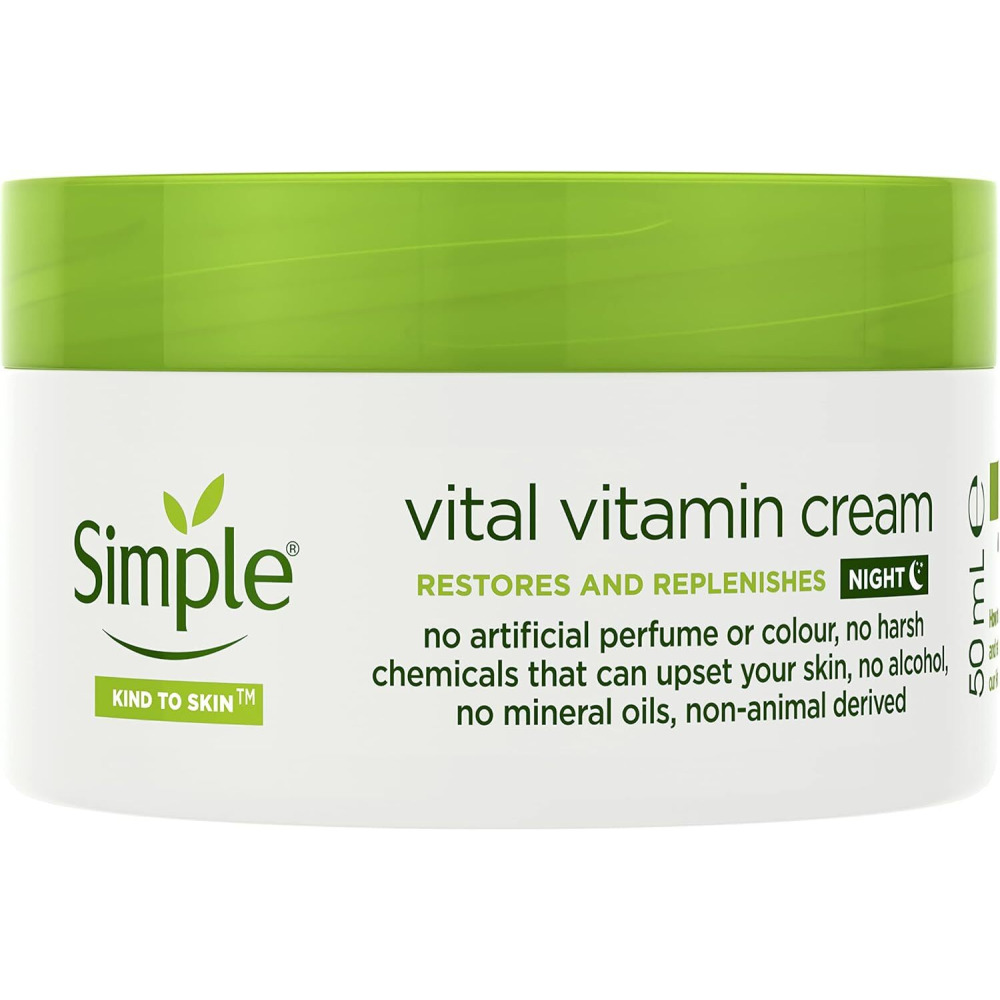 Simple, Kind to Skin Vital Vitamin Night Cream, 50 ml - 1