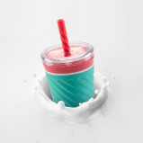 Joie Swirl Milkshake Tumbler and Straw Original Color - 2 miniature