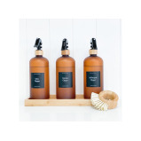 Little Storage Bamboo Rectangle Tray - 2 miniature