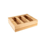 Little Storage Bamboo Sandwich Bag Organizer - 2 miniature