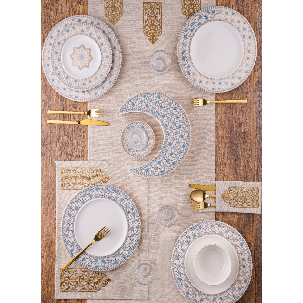 Rosa Arabesque Dates plate + lid, 15cm - 2