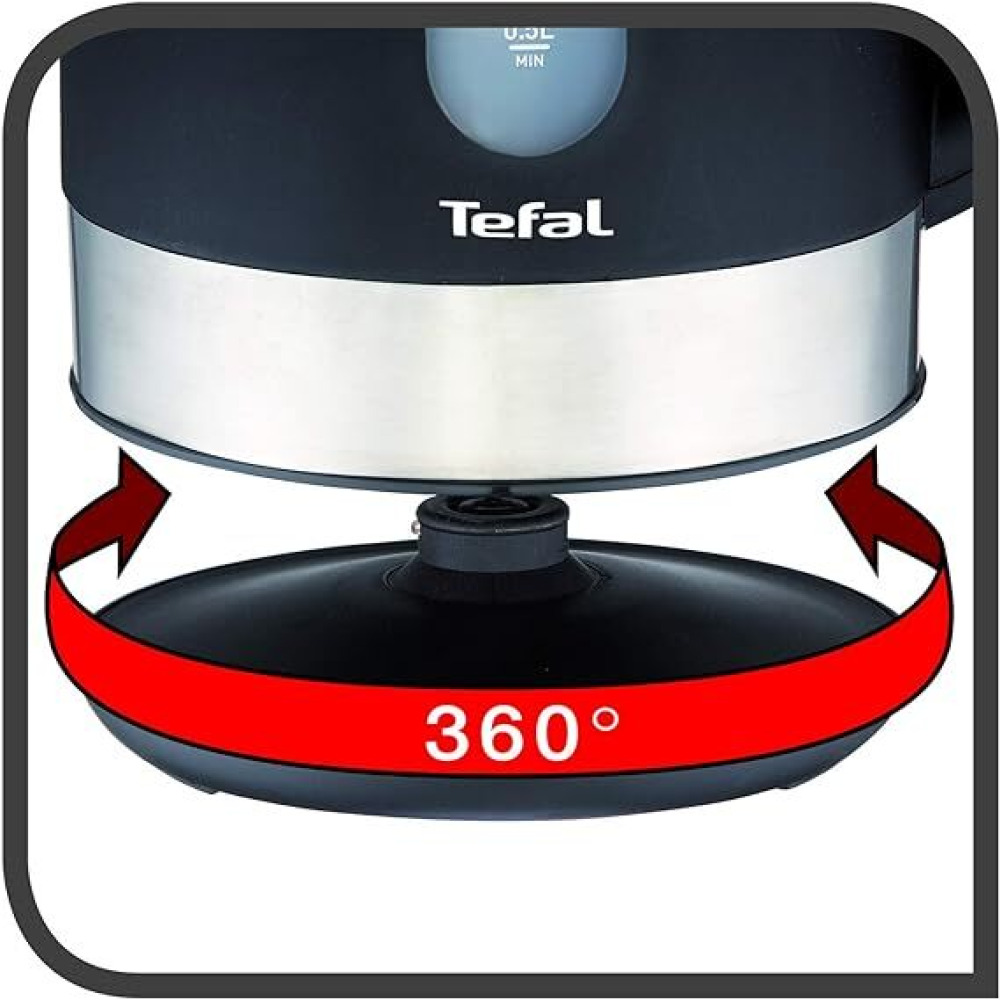 Kettle Tefal 1.7 litre, 2400 watts, ,Black K0330827 - 2