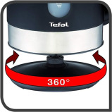 Kettle Tefal 1.7 litre, 2400 watts, ,Black K0330827 - 2 miniature