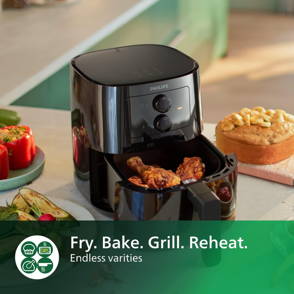 Philips Airfryer with Rapid Air Technology Black HD9200\/91 - 2