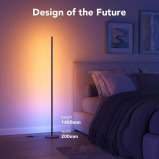 Govee RGBICW Smart Corner Floor Lamp - 2 miniature