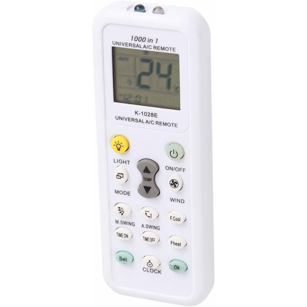 Yunir K-1028E Universal Remote Control Replacement with LCD Screen for Most Brands Air Conditioner - 2