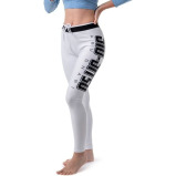 UAEJJ Jiu Jitsu Full Length Leggings for Women, White, size L - 2 miniature