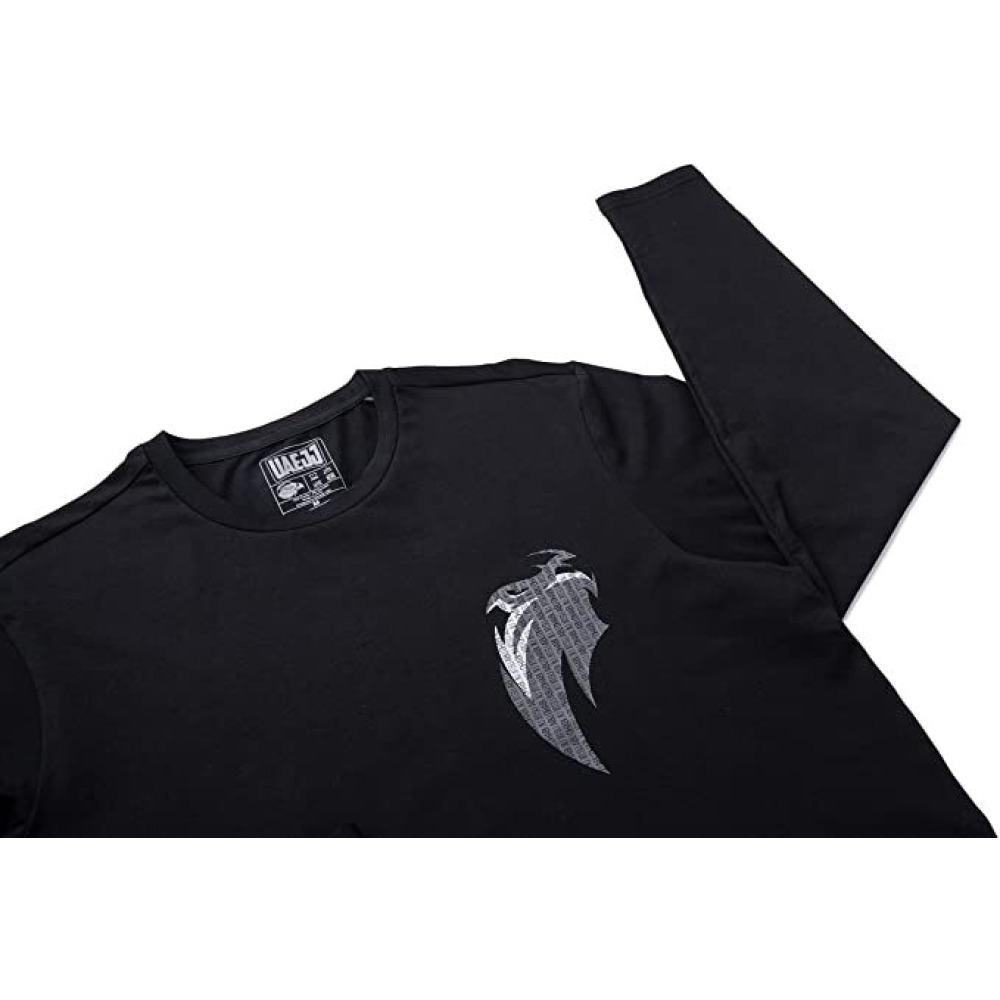 UAEJJ Long Sleeve T-Shirt Unisex, Black, size XL - 2