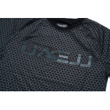 UAEJJ Jiu Jitsu Honey Comb Rashguard Long Sleeve, Black, size XS - 2 miniature
