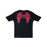 UAEJJ Jiu Jitsu Round Neck Wings T-Shirt, Black, size XL - 2 miniature