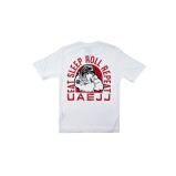 UAEJJ Jiu Jitsu Eat and Sleep Falcon T-Shirt, White, size XS - 2 miniature