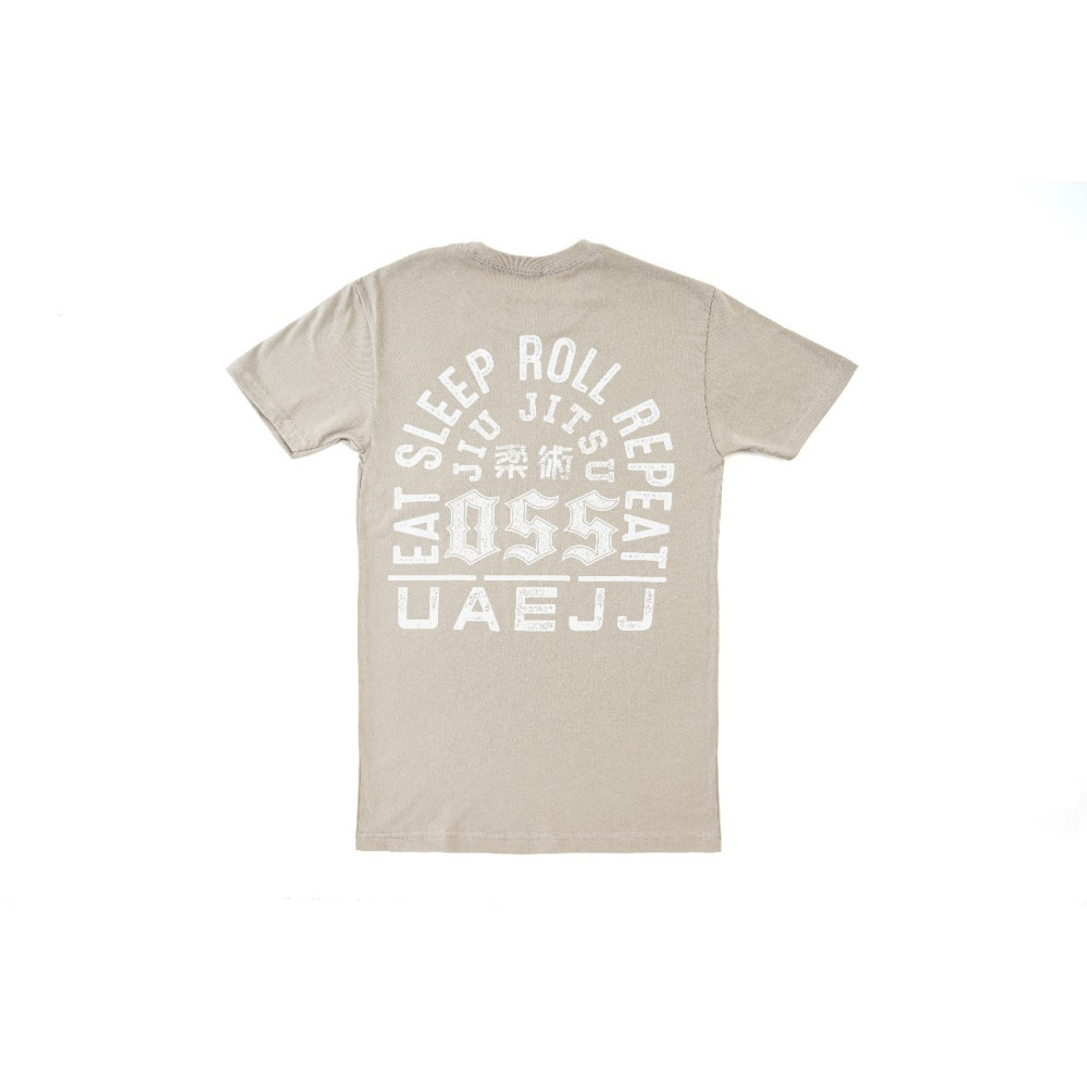 UAEJJ Jiu Jitsu Eat and Sleep T-Shirt, Grey, size XS - 2