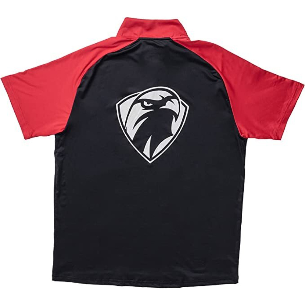 UAEJJ Short Sleeve T-Shirt, Red \& Black, size XS - 2