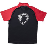 UAEJJ Short Sleeve T-Shirt, Red \& Black, size XS - 2 miniature