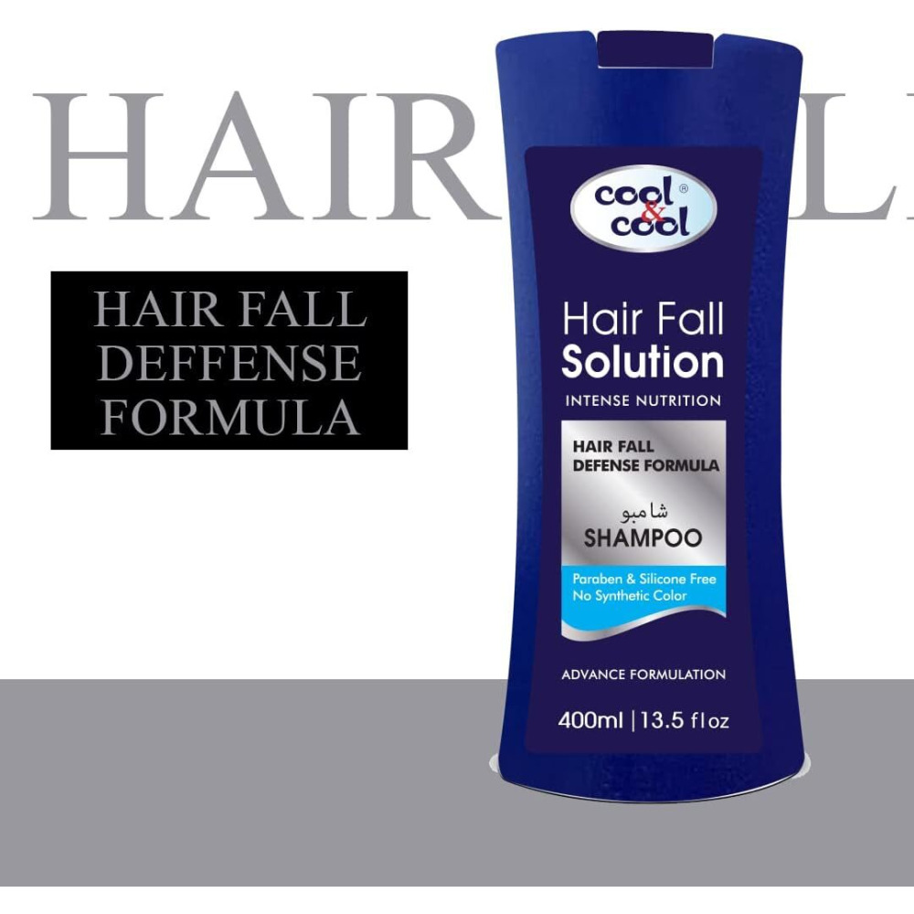 Cool & Cool Shampoo Hair Fall Solution 400 ml - 2