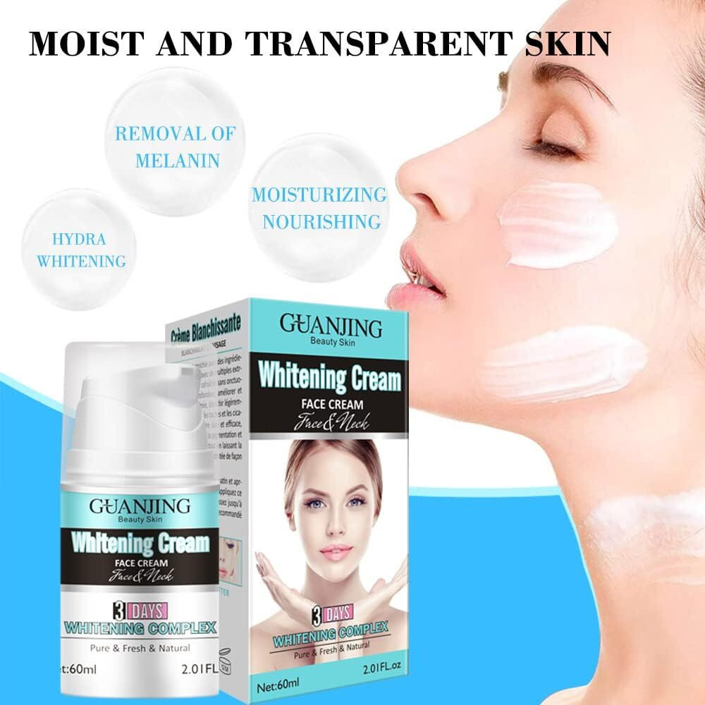 Guanjing Beauty Skin Whitening Face Cream 60 ml x 3 pcs - 2