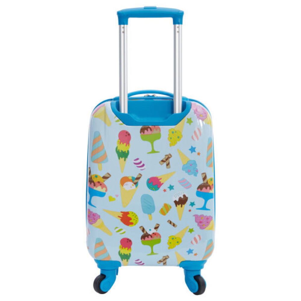Детский Чемодан Travelers Club С ВРАЩАЮЩИМСЯ НА 360° 4-Колесным ВРАЩАТЕЛЕМ - Мороженое - 2