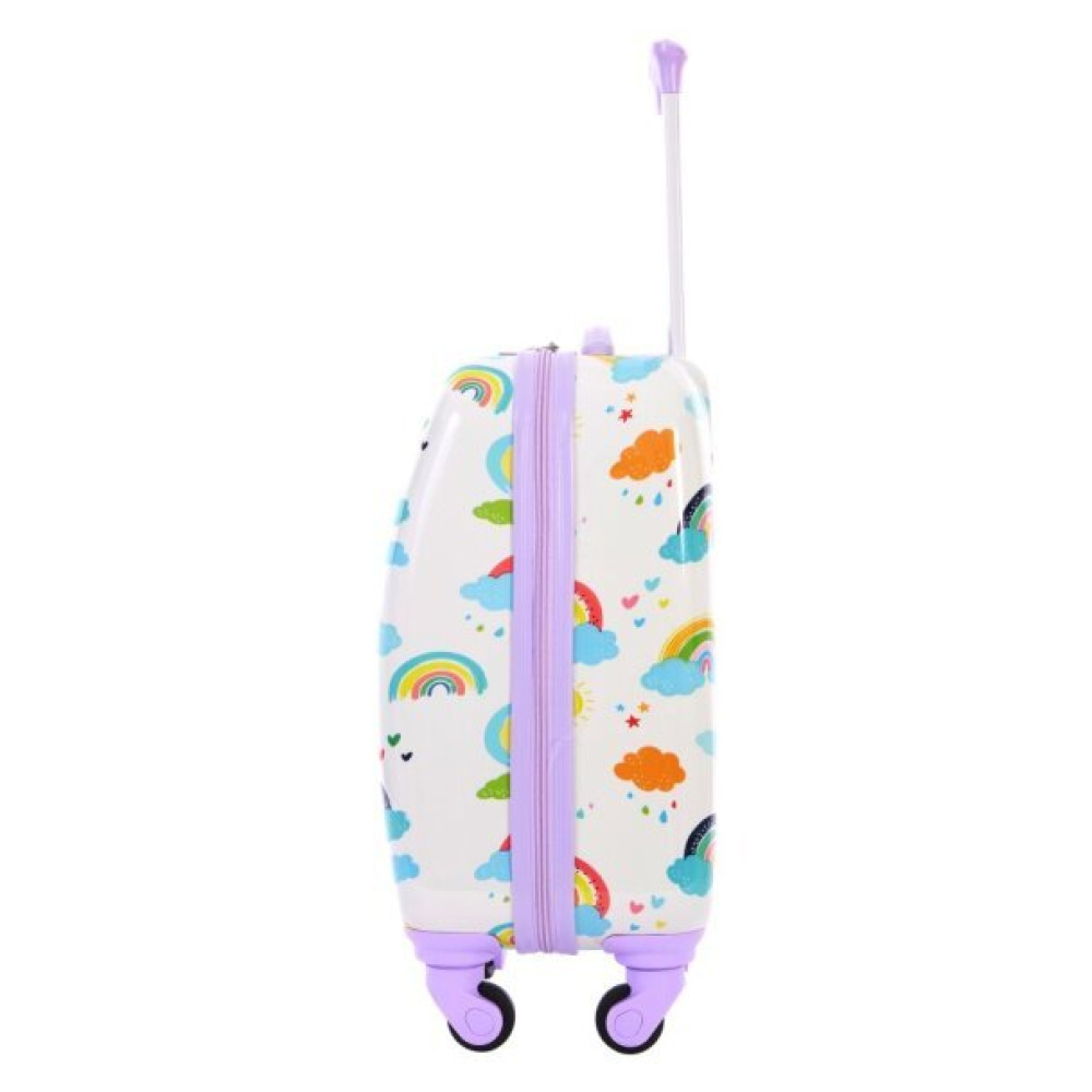 Travelers Club Kids Luggage With 360° 4 Wheel Spinner - Rainbow - 2