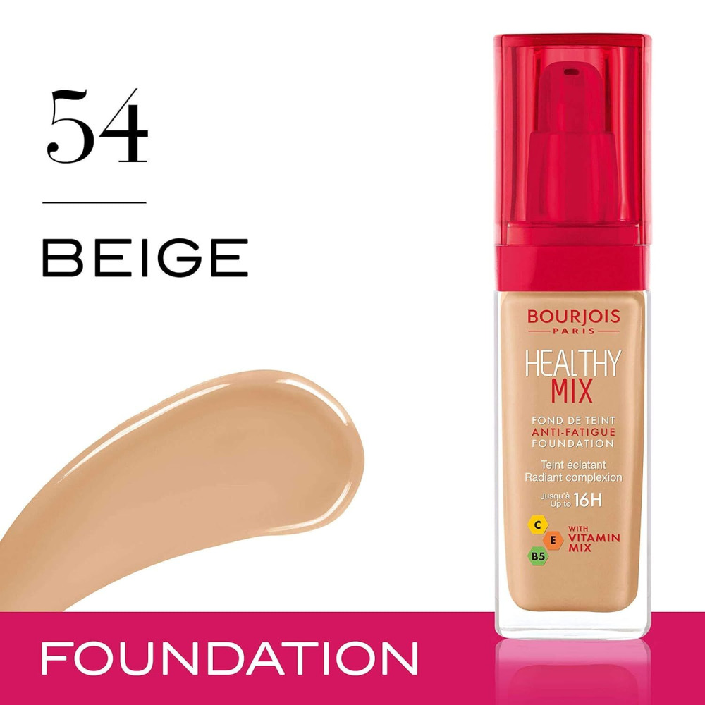 كريم أساس بورجوا هيلثي ميكس المضاد للتعب، 54 بيج، 30 مل - 2