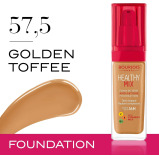 Bourjois Healthy Mix Anti-Fatigue Liquid Foundation 57.5 Golden Toffee, 30 ml - 2 miniature