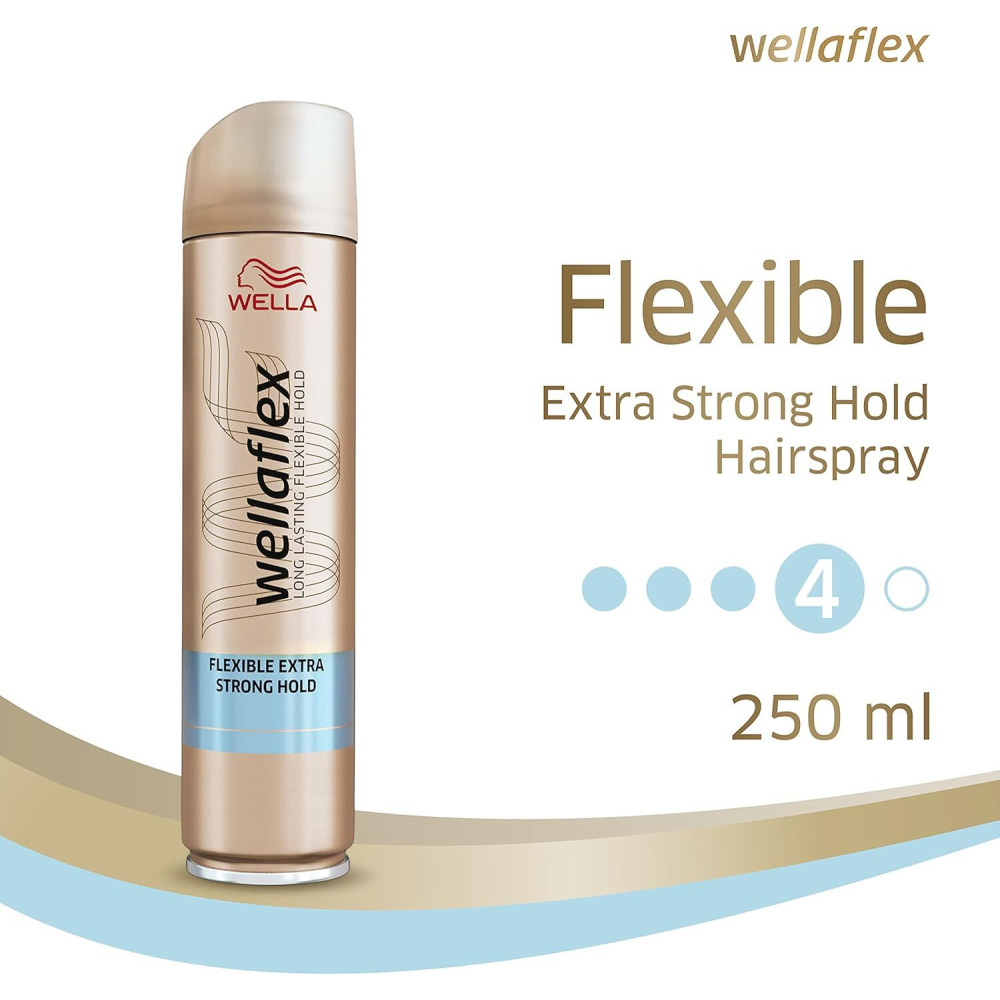Wella Wellaflex Flexible Extra Strong Hold Hairspray - 250 ml - 2