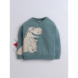 Комплект Из 2 предметов: Толстовка И Джоггеры ДЛЯ МАЛЬЧИКОВ, зеленый, 12-18 M - 4 miniature