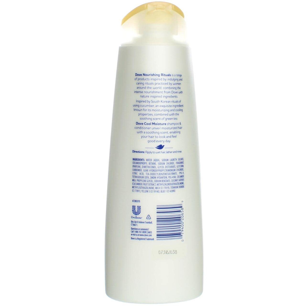 Dove, Shampoo Cool Moisture Nutritive Solutions, 355ml (12oz) - 2