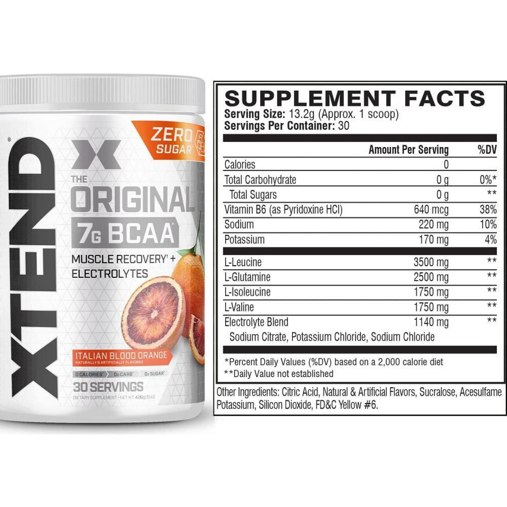 Xtend Original BCAA, Italian Blood Orange, 30 - 2