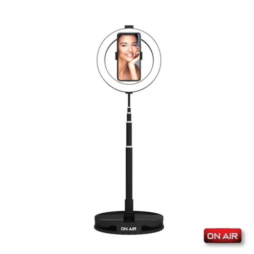MAKE UP MIRROR LED Adjustable Ring Light Selfie Stand - Black - 2