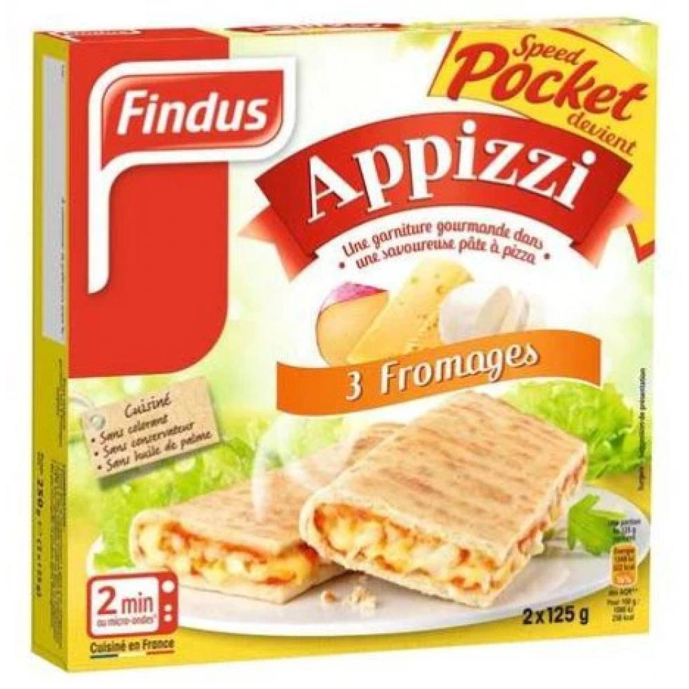 Findus / Speed pocket, 3 cheese, 250 g - 1