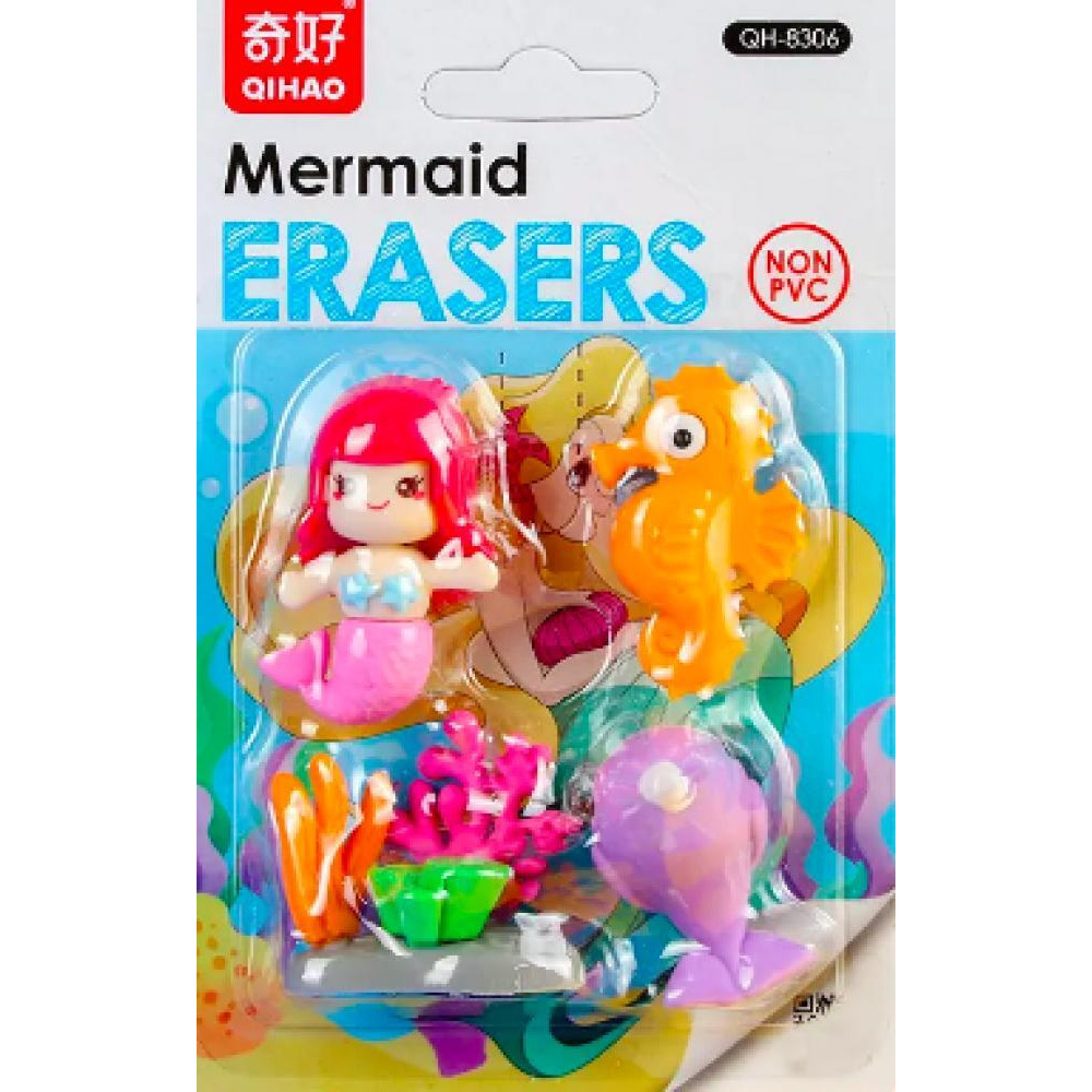 Ластики-Русалка - РАЗНОЦВЕТНЫЕ - 1