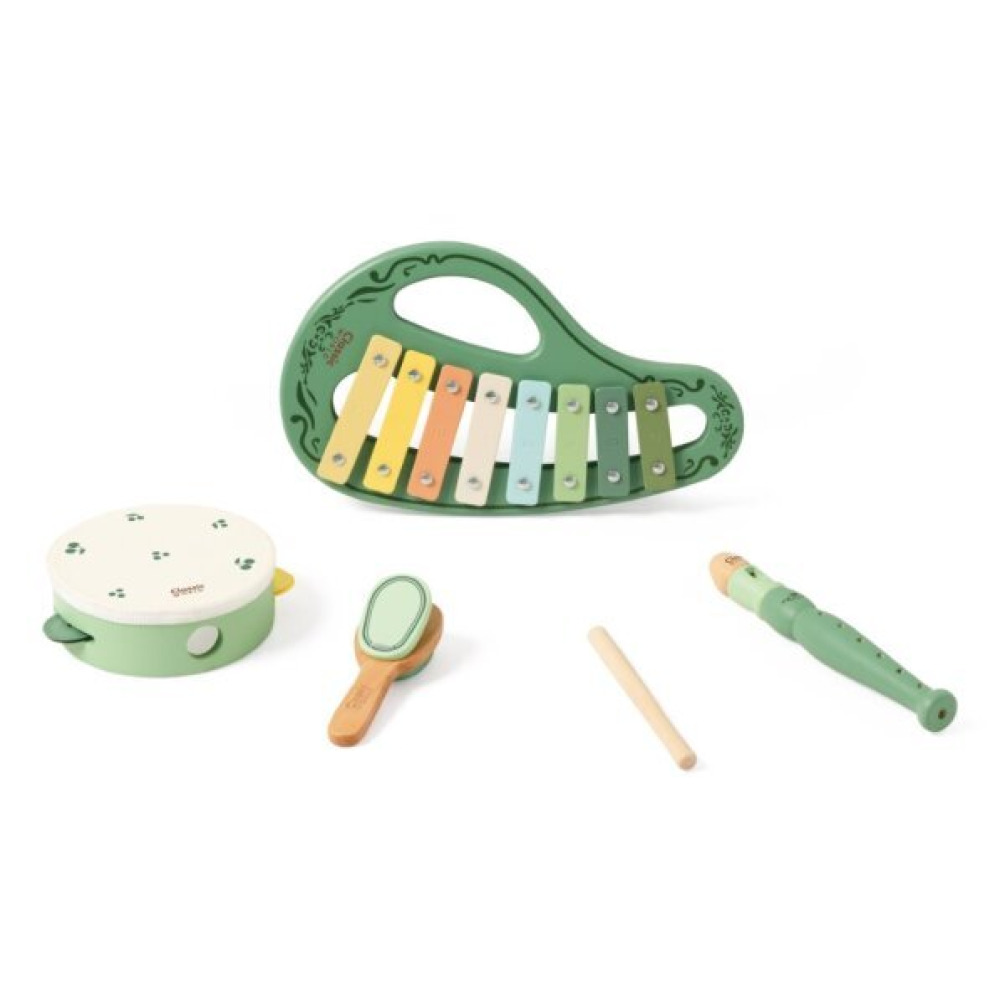 Classic World Musical Instruments for Toddlers Vintage Style - 1