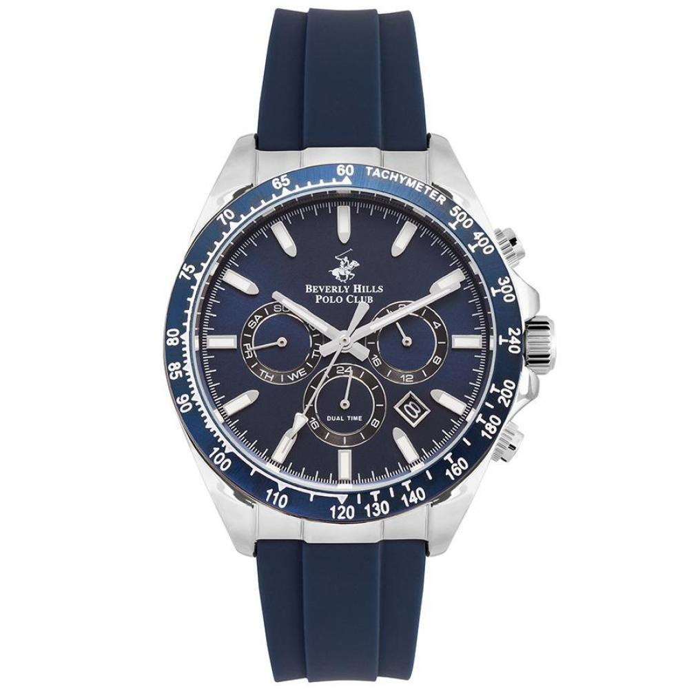 BEVERLY HILLS POLO CLUB Men's Analog Blue Dial Watch - BP3010X.399 - 1