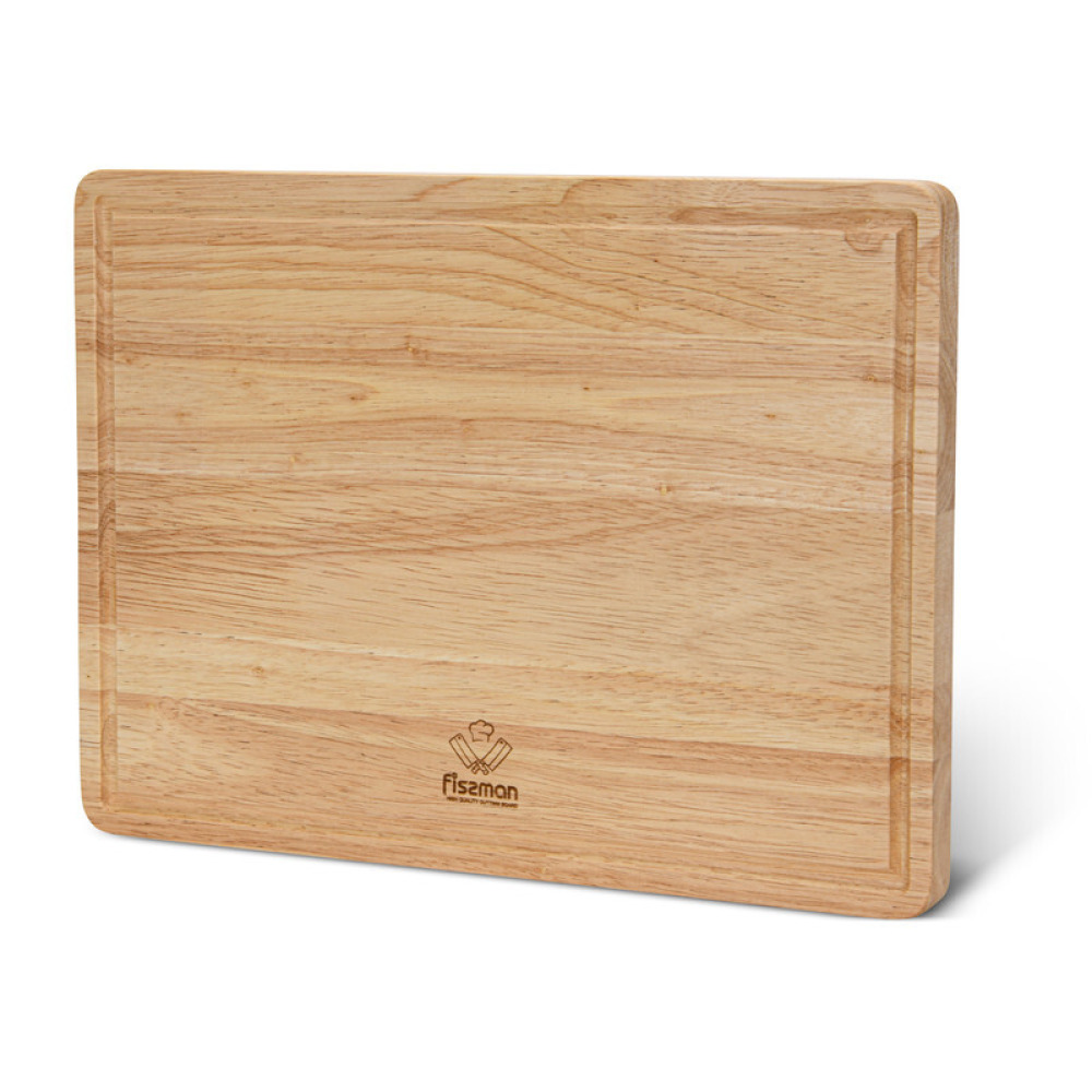 Fissman Cutting Board 38cm Rubber Wood - 1
