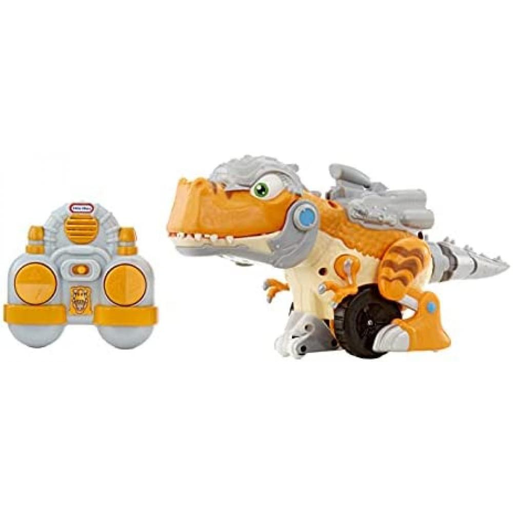 Little Tikes 656767EUc T-Rex Strike Rc-Remote Control Chomping, Walking, Spinning, & Roaring Functions-Dinosaur Vehicle Toy With Music & Sfx-For Kids  - 5