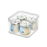 Корзина Для Хрустящей КОРЗИНЫ interdesign 6 x 6 дюймов, прозрачная - 1 miniature